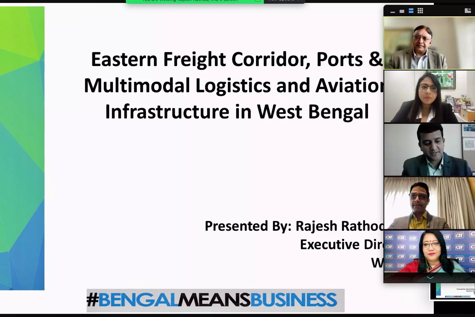 Our Partner, Sucharita Basu speaks on Bengal’s Industry & Commerce at...