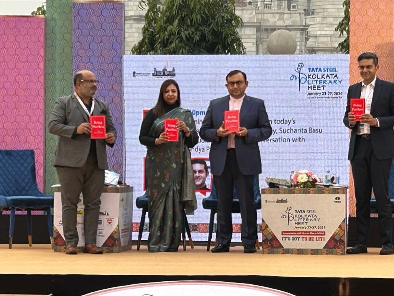 Our Partner, Sucharita Basu speaks as panelist in 2 Sessions of the prestigious Kolkata Literary Meet