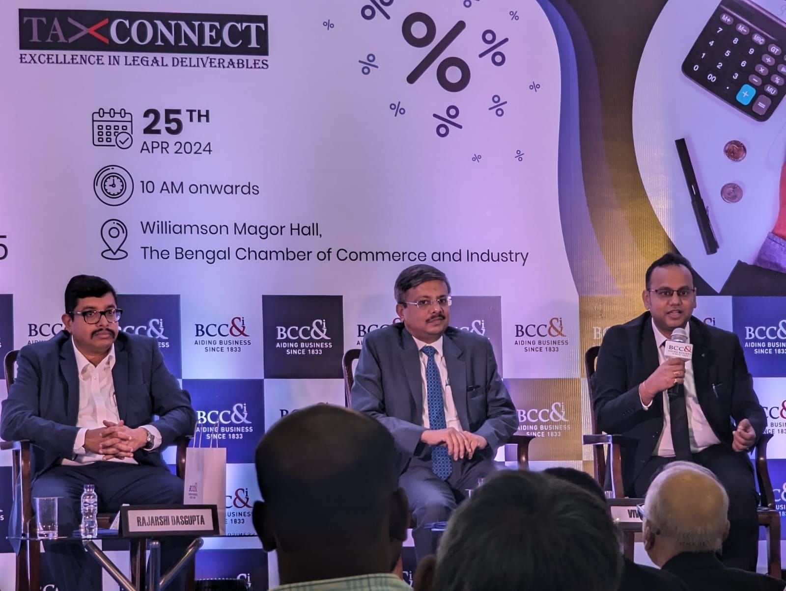 Our Executive Director and Head of Taxes Rajarshi Dasgupta speaking at the Seminar organised by BCC&I on GST & Income Tax.