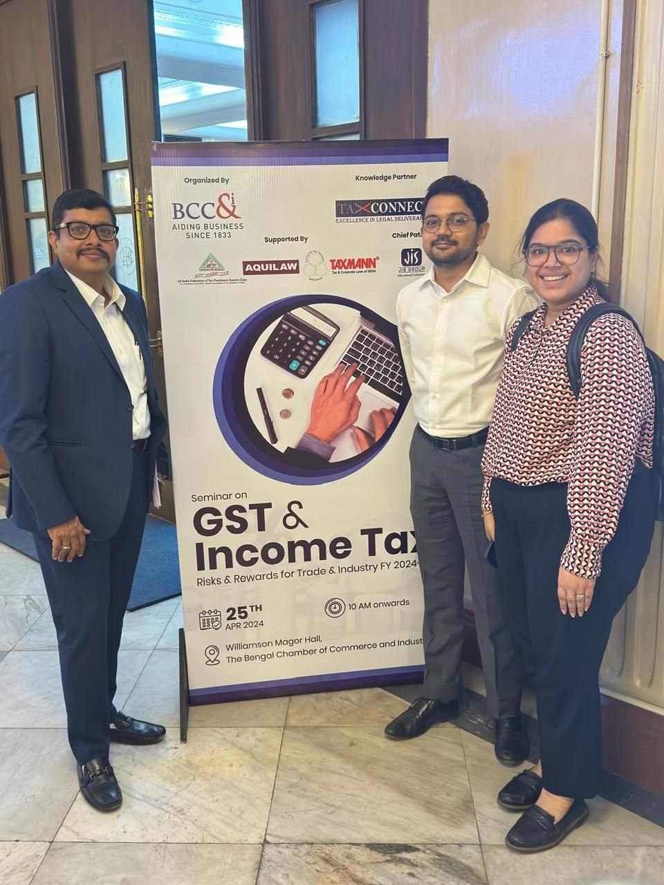 Our Executive Director and Head of Taxes Rajarshi Dasgupta speaking at the Seminar organised by BCC&I on GST & Income Tax.