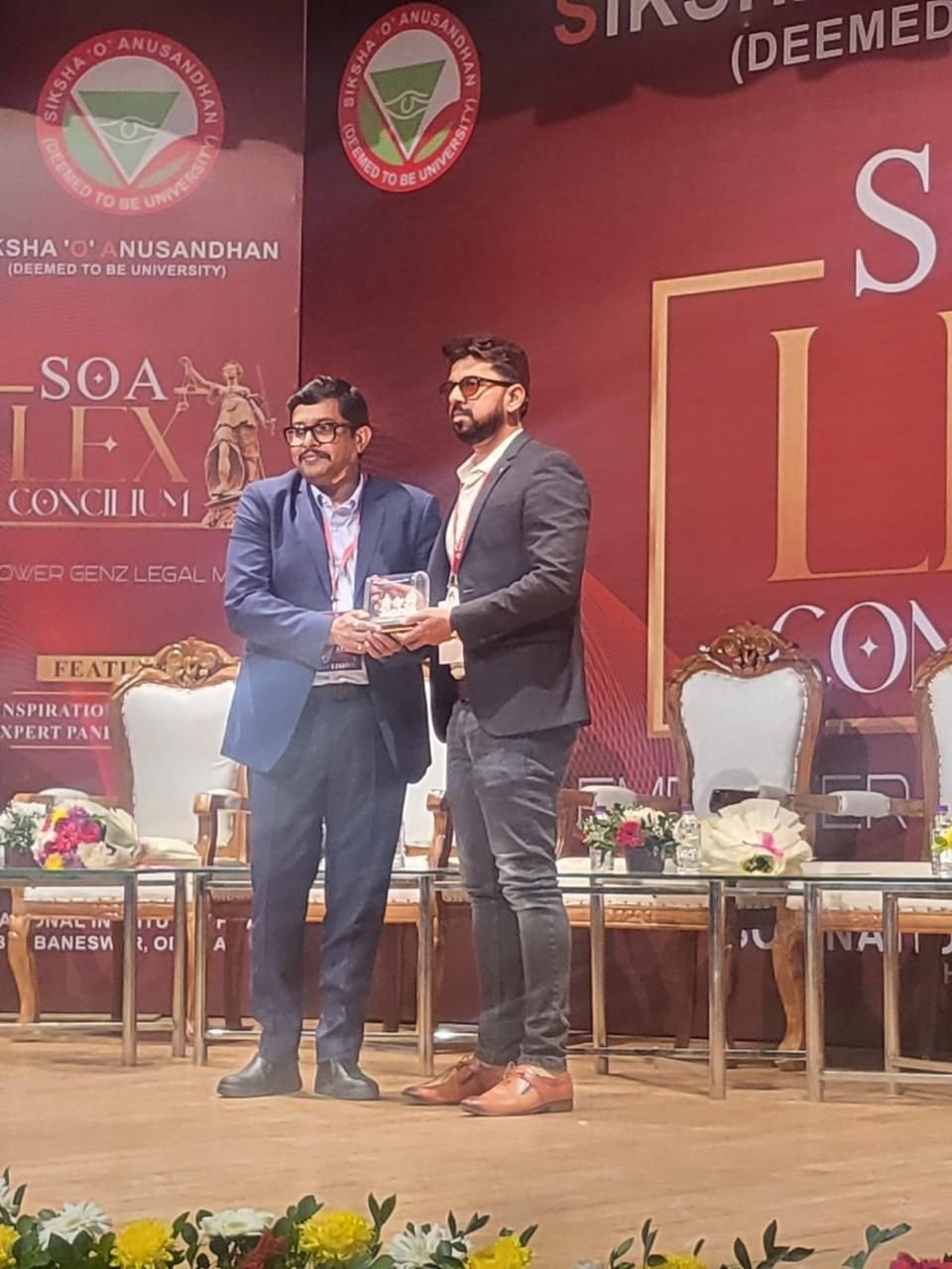 Mr. Rajarshi Dasgupta, represented AQUILAW as a Keynote Speaker at SOA Lex Concilium 2025, hosted by the SOA National Institute of Law, Bhubaneswar.